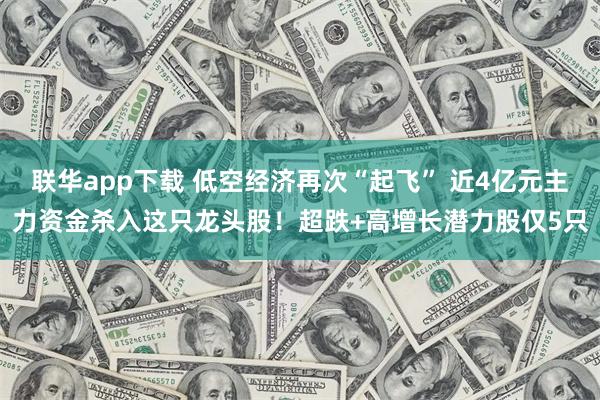 联华app下载 低空经济再次“起飞” 近4亿元主力资金杀入这只龙头股！超跌+高增长潜力股仅5只