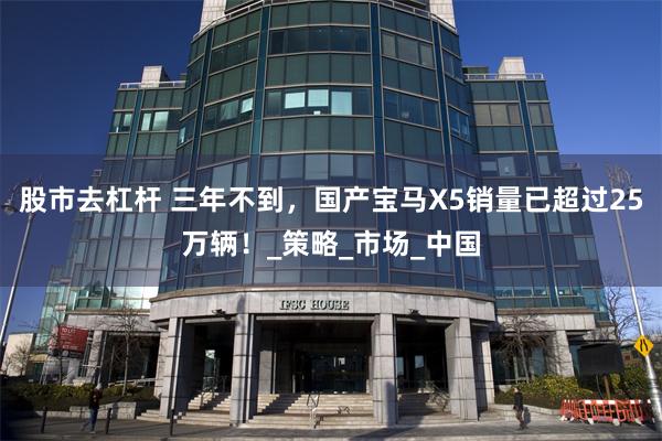 股市去杠杆 三年不到，国产宝马X5销量已超过25万辆！_策略_市场_中国