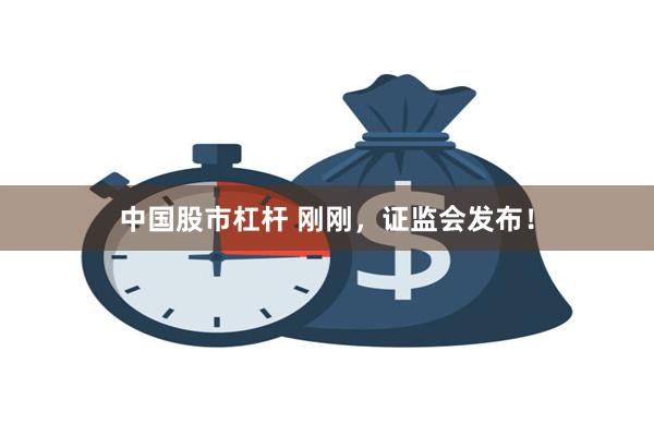 中国股市杠杆 刚刚，证监会发布！