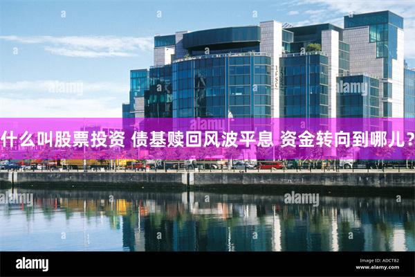 什么叫股票投资 债基赎回风波平息 资金转向到哪儿？