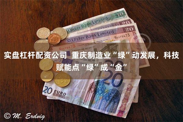 实盘杠杆配资公司  重庆制造业“绿”动发展，科技赋能点“绿”成“金”